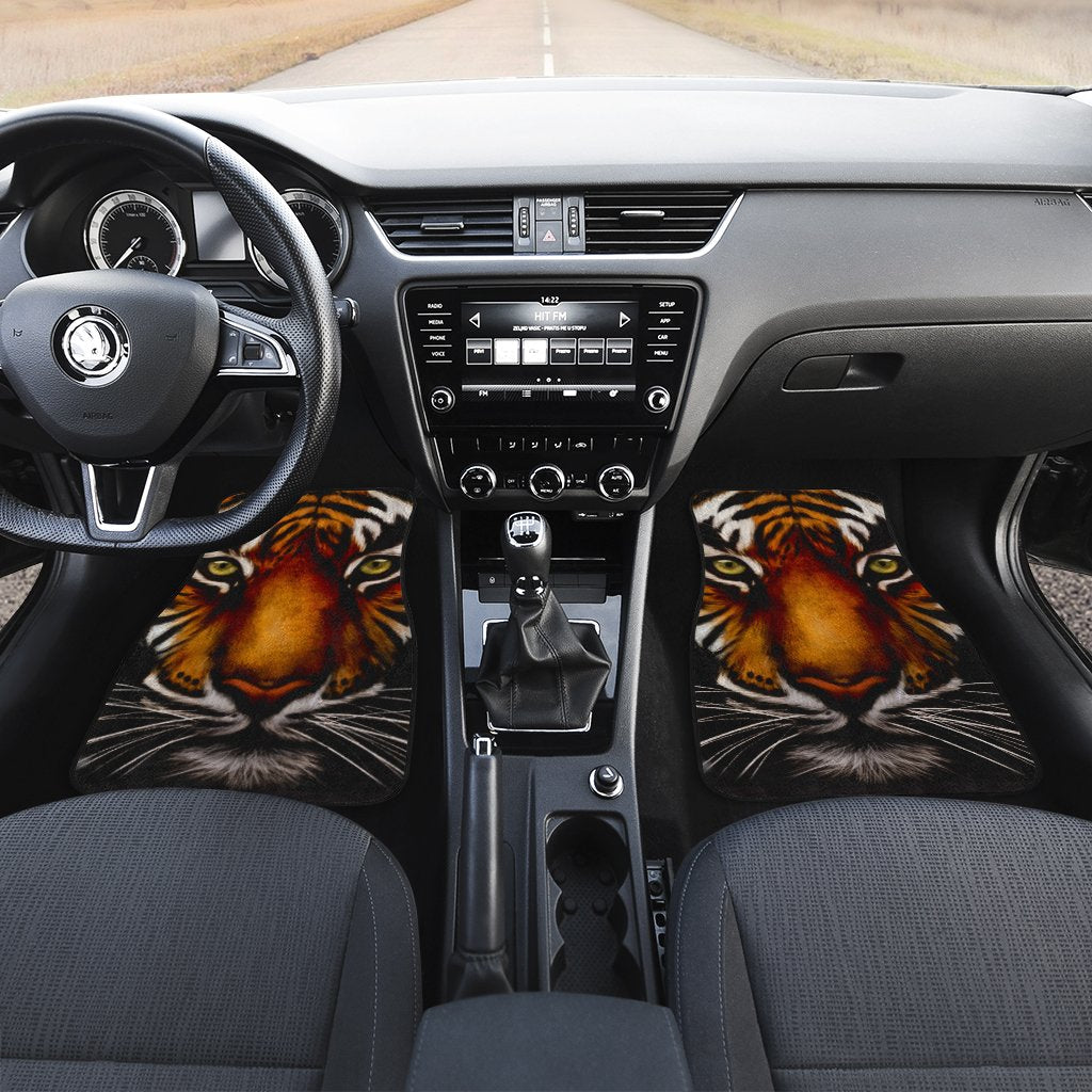 Coolest Tiger Car Floor Mats Custom Car Accessories - Gearcarcover - 3