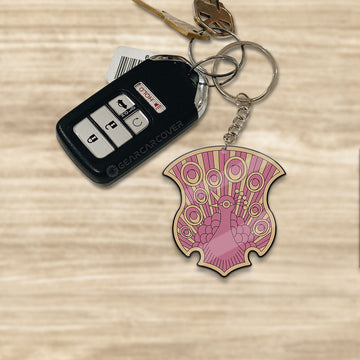 Coral Peacock Keychain Custom Black Clover Anime Car Accessories - Gearcarcover - 1