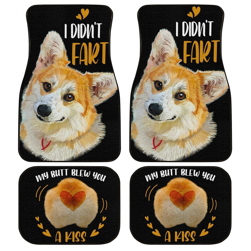Corgi Car Floor Mats Custom Funny I Didn't Fart Car Accessories For Corgi Lovers - Gearcarcover - 1
