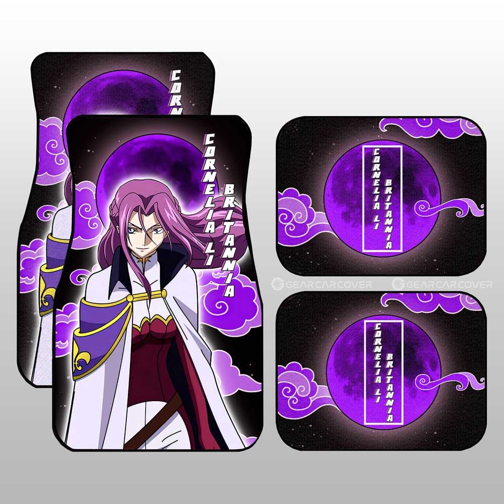 Cornelia Li Britannia Car Floor Mats Custom Code Geass Anime Car Accessories - Gearcarcover - 1