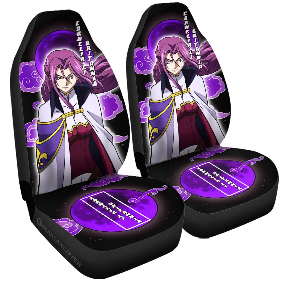 Cornelia Li Britannia Car Seat Covers Custom Code Geass Anime Car Accessories - Gearcarcover - 3