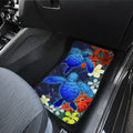 Couple Turtle Car Floor Mats Custom Hibiscus Flowers Car Accessories - Gearcarcover - 4