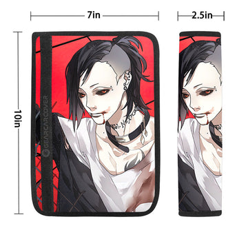 Covers Uta Seat Belt Covers Custom Tokyo Ghoul Anime Car Accessories - Gearcarcover - 1