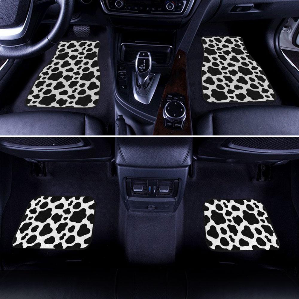 Cow Dairy Car Floor Mats Printed Custom Animal Skin Car Accessories - Gearcarcover - 1