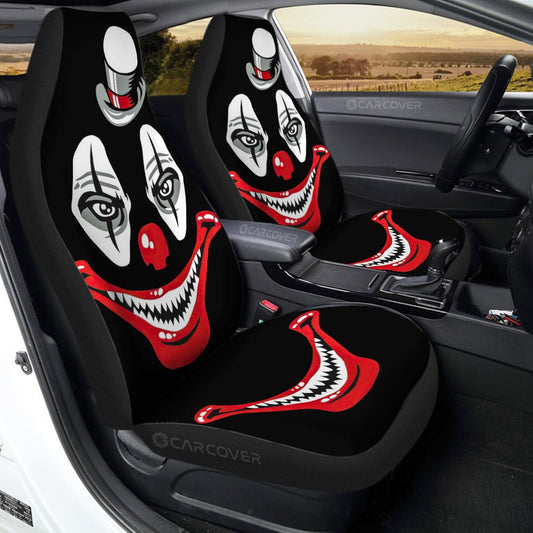Creepy Clown Hat Car Seat Covers Custom Car Interior Accessories Halloween Decorations - Gearcarcover - 1