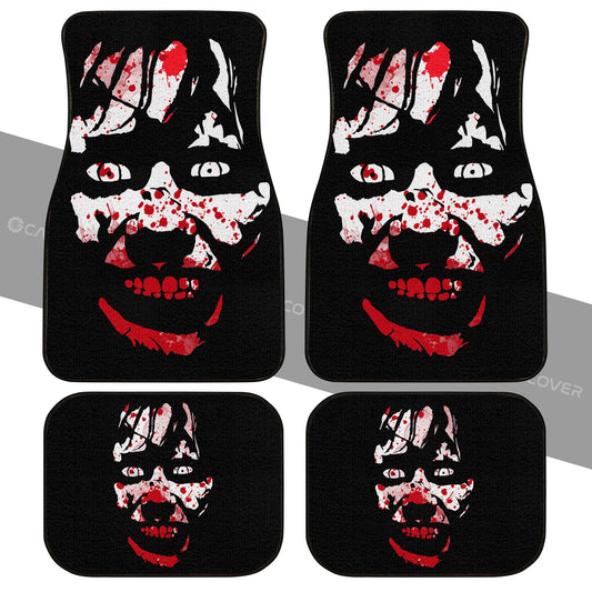 Creepy Face Car Floor Mats Custom Car Interior Accessories Halloween - Gearcarcover - 2