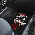 Creepy Face Car Floor Mats Custom Car Interior Accessories Halloween - Gearcarcover - 4