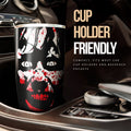 Creepy Face Tumbler Cup Custom Car Interior Accessories Halloween - Gearcarcover - 2