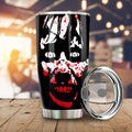 Creepy Face Tumbler Cup Custom Car Interior Accessories Halloween - Gearcarcover - 1