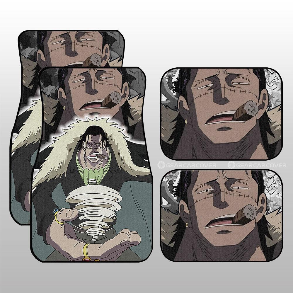 Crocodile Car Floor Mats Custom Anime One Piece Car Interior Accessories - Gearcarcover - 1