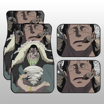 Crocodile Car Floor Mats Custom Anime One Piece Car Interior Accessories - Gearcarcover - 1