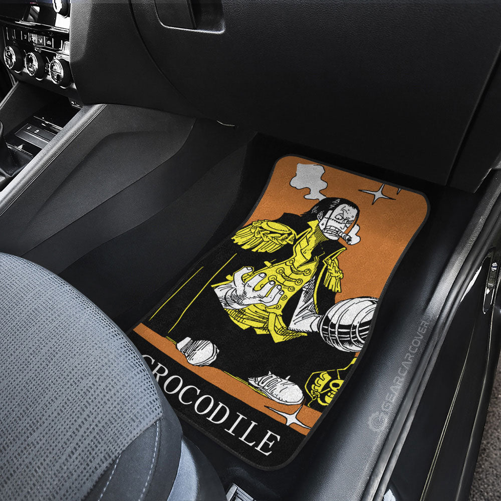 Crocodile Car Floor Mats Custom One Piece Anime Car Accessories - Gearcarcover - 4