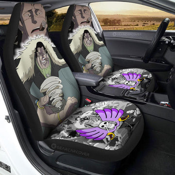 Crocodile Car Seat Covers Custom Anime One Piece Car Interior Accessories - Gearcarcover - 1