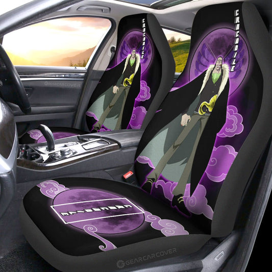 Crocodile Car Seat Covers Custom One Piece Anime Car Accessories For Anime Fans - Gearcarcover - 2