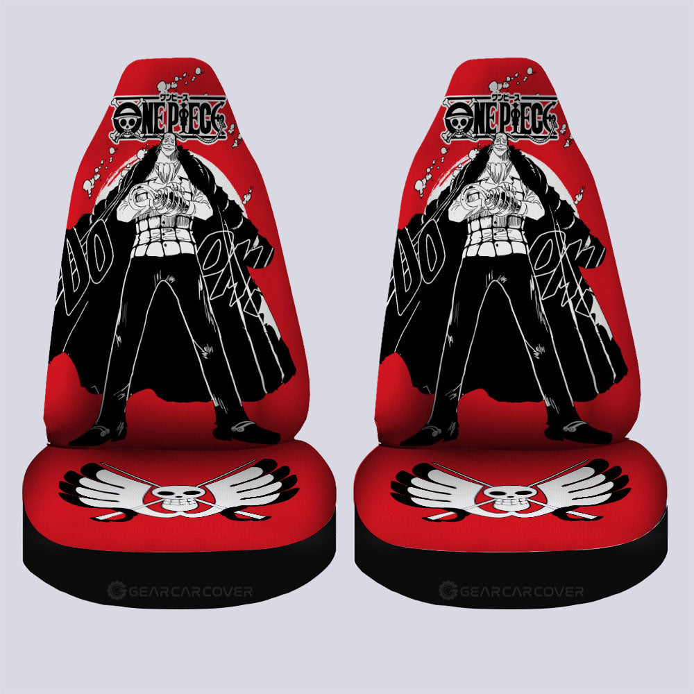 Crocodile Car Seat Covers Custom One Piece Anime Car Accessories - Gearcarcover - 4