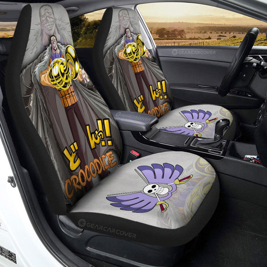 Crocodile Car Seat Covers Custom One Piece Anime Car Accessories - Gearcarcover - 2