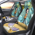 Crocodile Car Seat Covers Custom One Piece Map Car Accessories For Anime Fans - Gearcarcover - 2