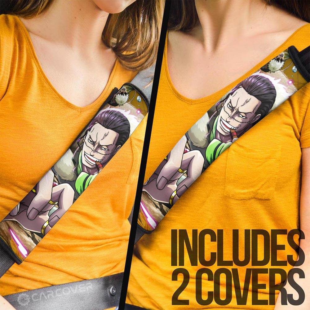 Crocodile Seat Belt Covers Custom One Piece Anime Car Accessoriess - Gearcarcover - 3