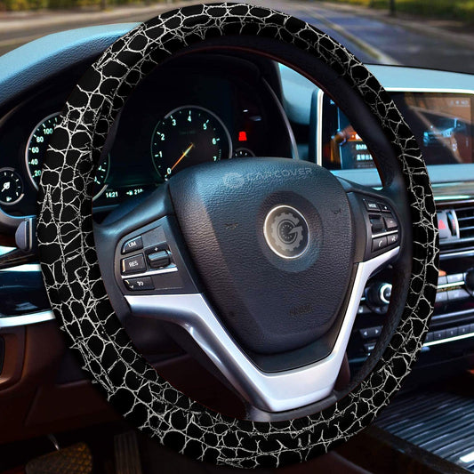 Crocodile Skin Steering Wheel Cover Custom Animal Car Interior Accessories - Gearcarcover - 2
