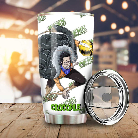 Crocodile Tumbler Cup Custom One Piece Anime - Gearcarcover - 1