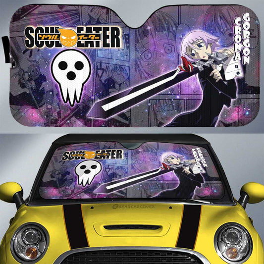 Crona Gorgon Car Sunshade Custom Soul Eater Anime Manga Galaxy Style - Gearcarcover - 1