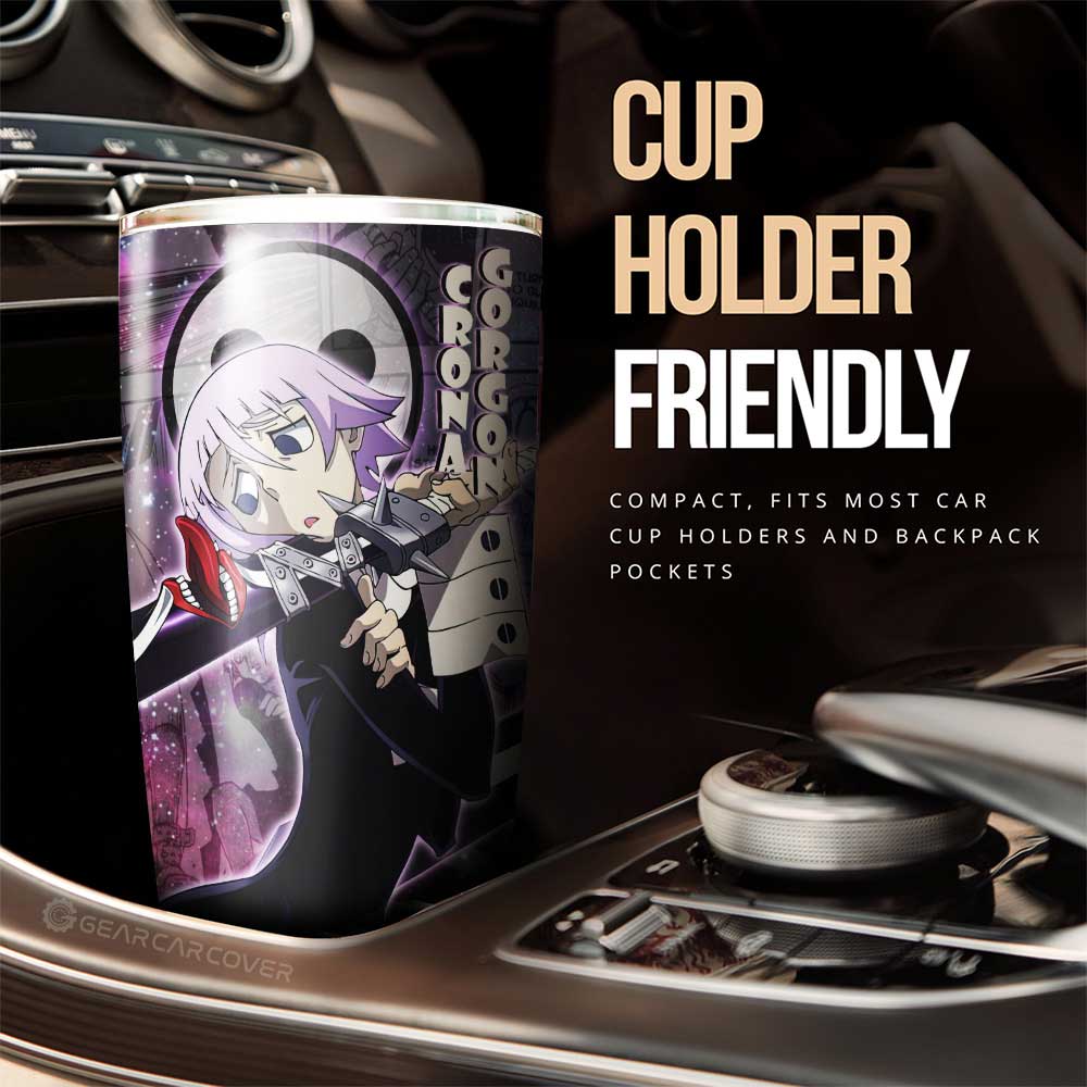 Crona Gorgon Tumbler Cup Custom Soul Eater Anime Manga Galaxy Style - Gearcarcover - 2