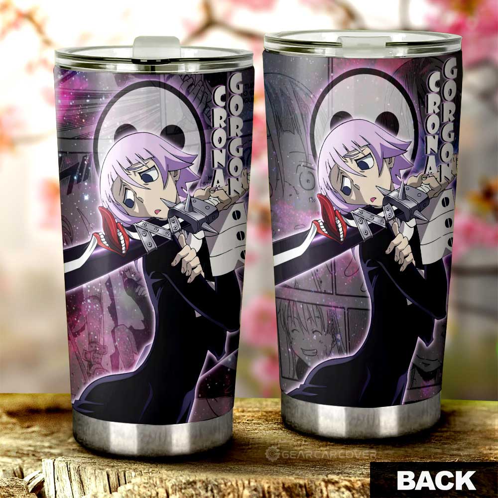 Crona Gorgon Tumbler Cup Custom Soul Eater Anime Manga Galaxy Style - Gearcarcover - 3