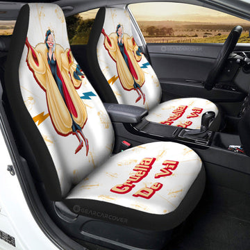 Cruella De Vil Car Seat Covers Custom Cartoon Car Accessories - Gearcarcover - 1