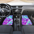 Crumple Tie Dye Car Floor Mats Purple Custom Hippie Car Accessories - Gearcarcover - 3