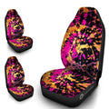 Crumple Tie Dye Car Seat Covers Custom Hippie Car Accessories - Gearcarcover - 4