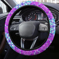 Crumple Tie Dye Steering Wheel Covers Custom Hippie Tie Dye Hippie Car Accessories - Gearcarcover - 2