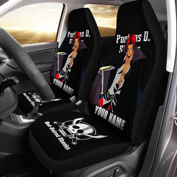 Custom Name Shanks Car Seat Covers One Piece Anime Car Accessories - Gearcarcover - 1