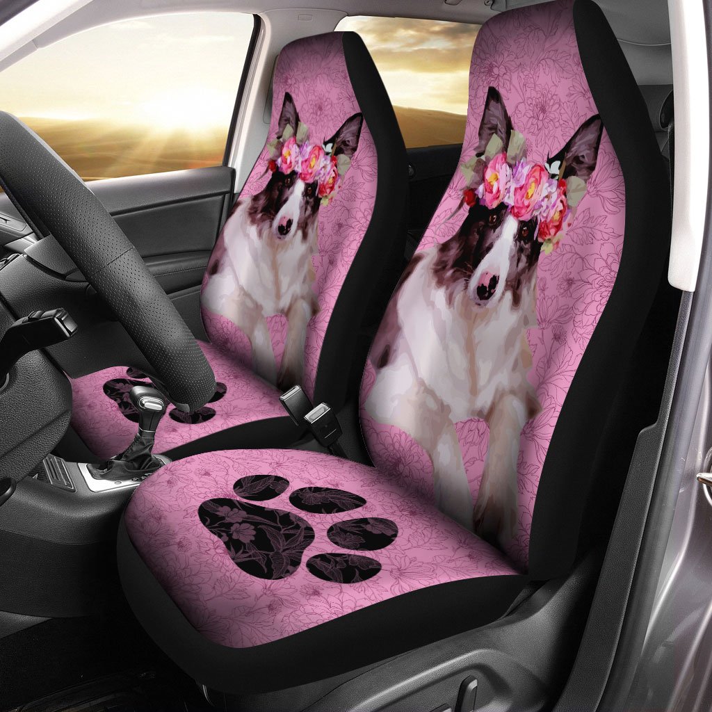 Cute Australian Shepherd Car Seat Covers Custom Pink Car Accessories - Gearcarcover - 2