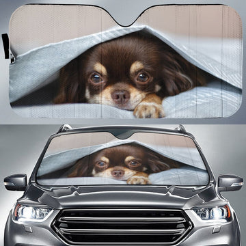 Cute Chihuahua Car Sunshade Custom Car Accessories - Gearcarcover - 1