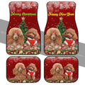 Cute Couple Poodles Car Floor Mats Custom Animal Car Accessories Christmas - Gearcarcover - 2