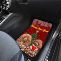 Cute Couple Poodles Car Floor Mats Custom Animal Car Accessories Christmas - Gearcarcover - 4