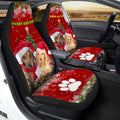 Cute Dachshunds Car Seat Covers Custom Car Interior Accessories Christmas - Gearcarcover - 1