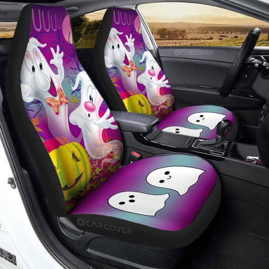 Cute Halloween Ghosts Car Seat Covers Custom Car Interior Accessories - Gearcarcover - 1
