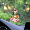Cute Nezuko Ornament Custom Anime Demon Slayer Car Accessories Christmas Decorations - Gearcarcover - 2