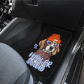 Cute Orange Hat Beagle Car Floor Mats Custom Car Accessories Gift Idea For Beagle Lovers - Gearcarcover - 4