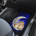 Cute Owl Car Floor Mats Custom I Love You To The Moon And Back Galaxy Car Accessories - Gearcarcover - 4
