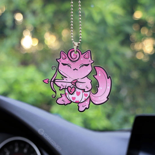 Cute Pink Cheshire Cat Ornament Custom Car Interior Accessories - Gearcarcover - 2