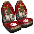 Cute Xmas Beagles Car Seat Covers Custom Car Accessories Christmas Decorations - Gearcarcover - 3