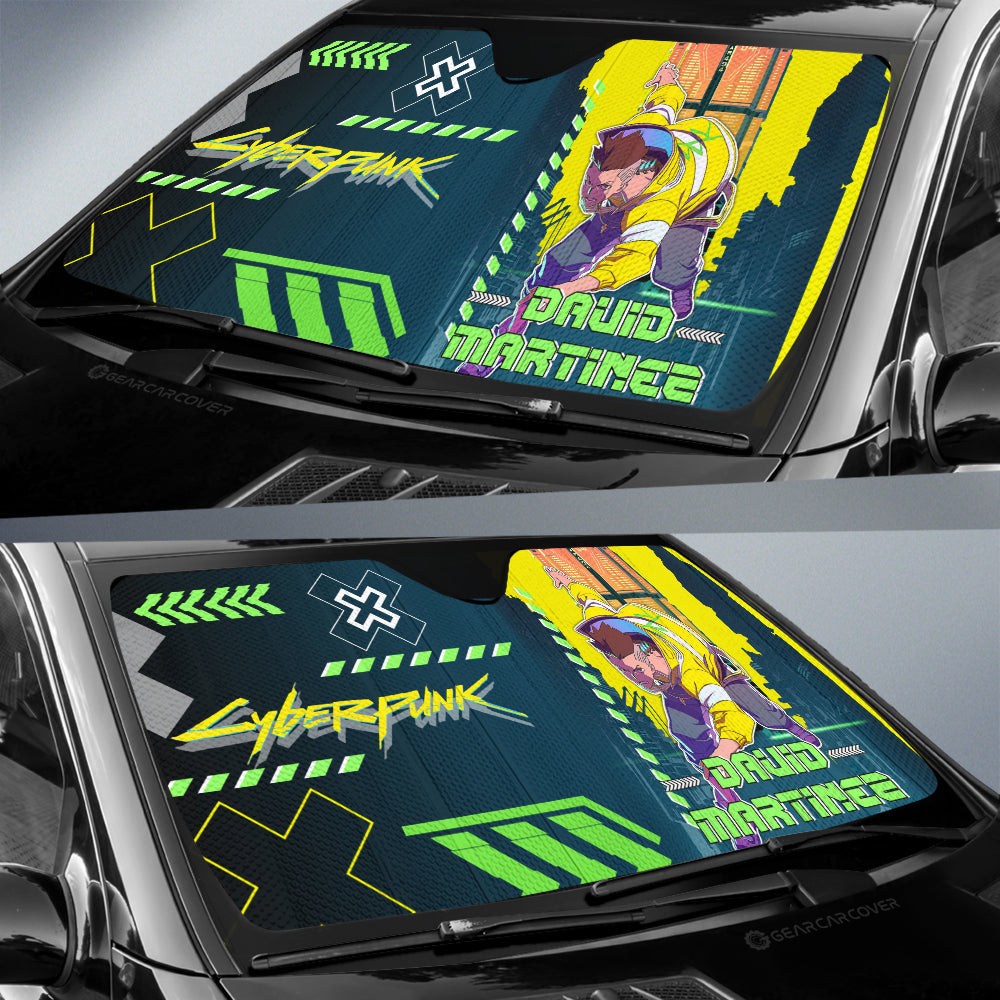 Cyberpunk Edgerunners David Martinez Car Sunshade Custom - Gearcarcover - 3