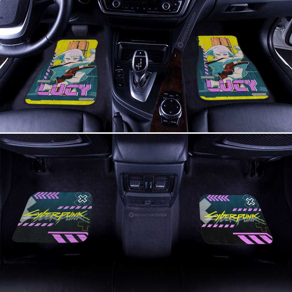 Cyberpunk Edgerunners Lucy Car Floor Mats Custom - Gearcarcover - 2