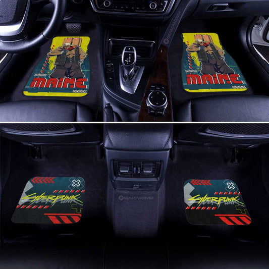 Cyberpunk Edgerunners Maine Car Floor Mats Custom - Gearcarcover - 2