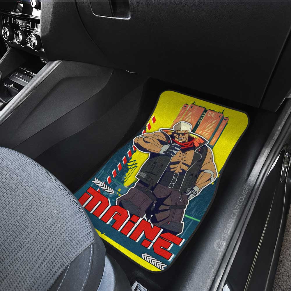 Cyberpunk Edgerunners Maine Car Floor Mats Custom - Gearcarcover - 4