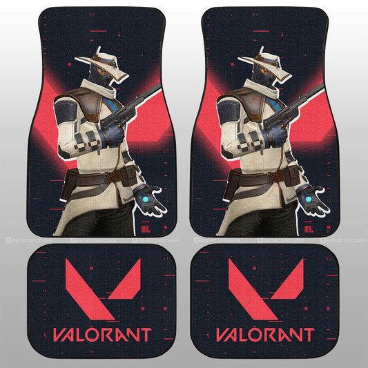Cypher Car Floor Mats Custom Valorant Agent - Gearcarcover - 1
