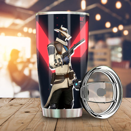 Cypher Tumbler Cup Custom Valorant Agent - Gearcarcover - 1