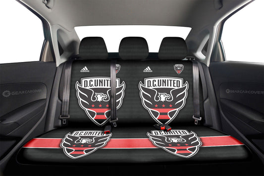 D C United Car Back Seat Covers Custom Car Accessories For Fans - Gearcarcover - 1